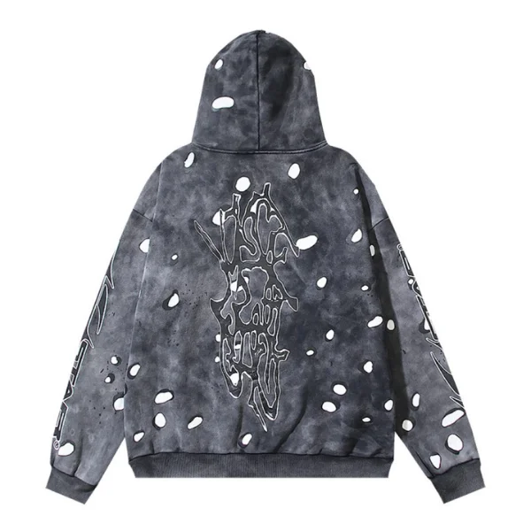 Hellstar Black Graphic Hoodie