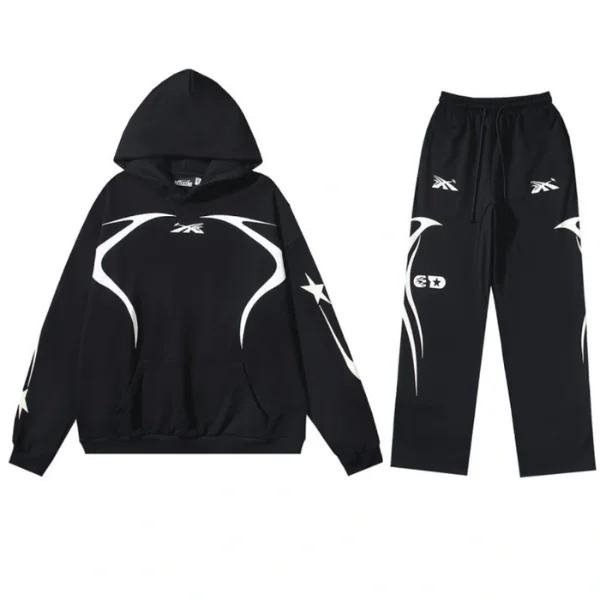 Hellstar Black White Tracksuit