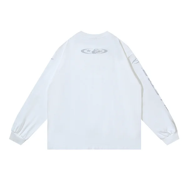 Hellstar Cursive White Long Sleeve