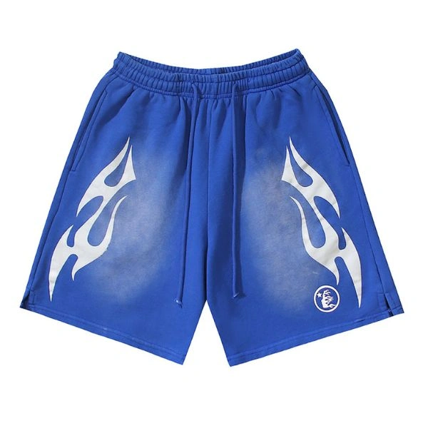 Hellstar Blue Flame Shorts