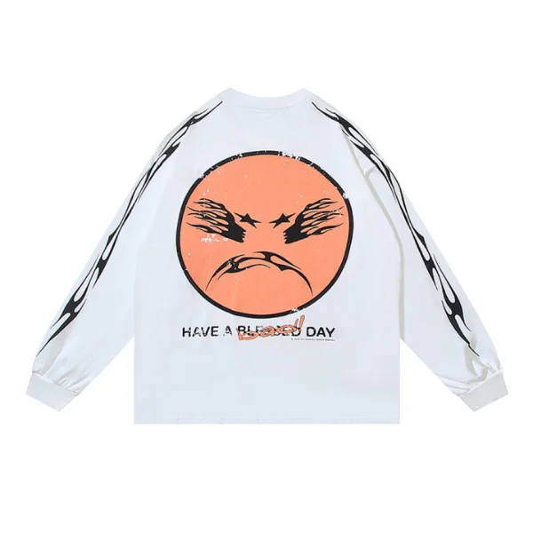 Hellstar Have a Blessed Day White Long Sleeve