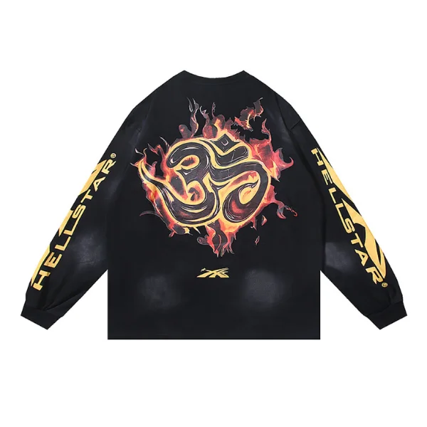 Hellstar Inner Peace skeleton Black long Sleeve