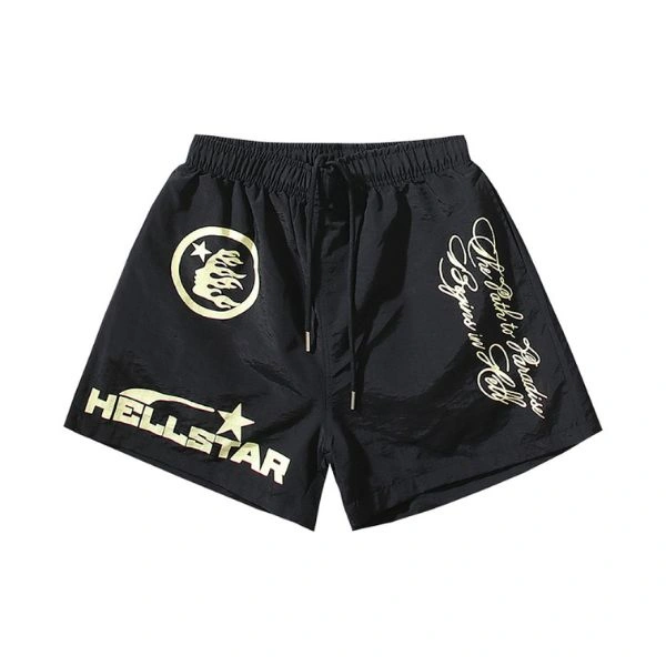 Hellstar Black Athletic Shorts