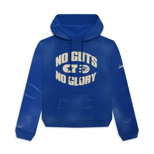 Hellstar Blue No Guts No Glory Hoodie