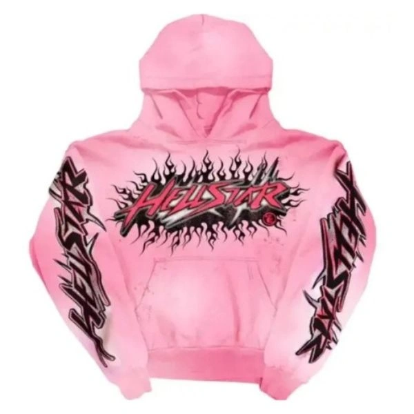 Hellstar Brainwashed Pink Hoodie