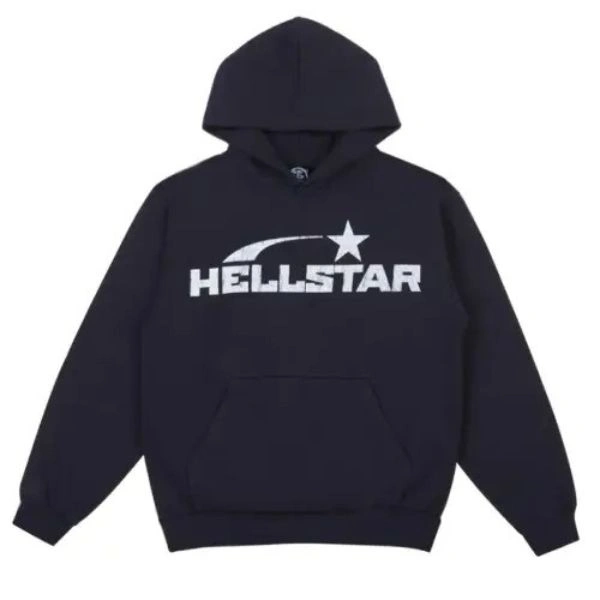 Hellstar Black Yoga Print Hoodie
